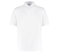 Kustom Kit Mens Short Sleeve Polo Shirts, White, Large. KK444