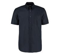 Kustom Kit Mens Short Sleeve Shirt Plain Classic Fit Easy Iron Office Shirts