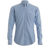 Kustom Kit Mens Slim Fit Long Sleeved Oxford Work Shirt