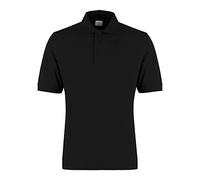 Kustom Kit Men's Superwash Cotton Klassic Polo Shirt, Black, MED