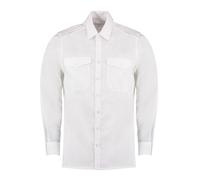 Kustom Kit Mens Tailored Long-Sleeved Pilot Shirt RW9798
