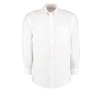Kustom Kit Mens Workplace Long Sleeved Oxford Shirt White 22.0
