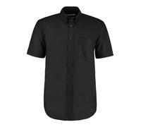 Kustom Kit Mens Workwear Oxford Classic Short-Sleeved Shirt17in Black PC5542
