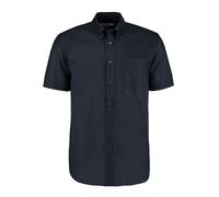 Workwear Oxford Classic Short-Sleeved Shirt Kustom Kit Mid Blue 17 in
