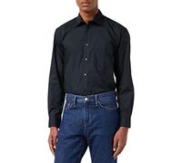 Kustom Kit Men's's Kk104 Business Shirt, Black, 15.5"