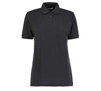 Kustom Kit New Womens Klassic Polo-Shirt with Superwash Graphite Size 10