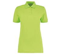 Kustom Kit New Womens Klassic Polo-Shirt with Superwash Lime Size 10