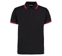 Kustom Kit Polo Shirt Tipped Piqué Play Work Wear Uniform Side Vents Flat Collar