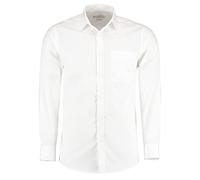 Kustom Kit Men's Poplin Business Shirt - Long Sleeve - White - Size 46 (18.5)