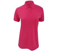 Kustom Kit - Short Sleeve Polo - Women, Raspberry, 12 (M)