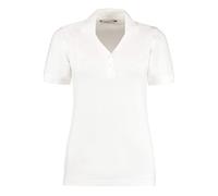 Kustom Kit Sophia V-Neck Polo Regular Fit Cotton Lycra Women’s Bright Colors