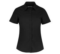 Kustom Kit Tailored Fit Short Sleeve Poplin Shirt with Rounded Hem