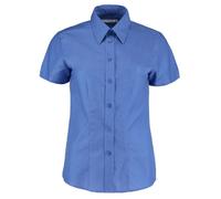 Kustom Kit Tailored Fit Short Sleeve Workwear Double Stitched Oxford Shirt