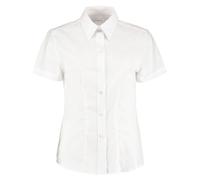 Kustom Kit Tailored Fit Short Sleeve Workwear Double Stitched Oxford Shirt
