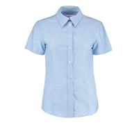 Kustom Kit Tailored Fit Short Sleeve Workwear Double Stitched Oxford Shirt