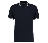 Kustom Kit Tipped collar polo (classic fit) - Taped seams, Side vents