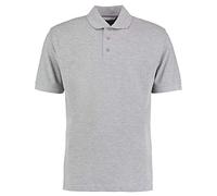 Kustom Kit Unisex Comfort Finish Klassic Polo Shirt Heather Grey 2XL