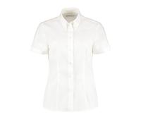 Kustom Kit Women Short Sleeved Tailored Fit Shirt KK701-Corporate Oxford Blouse