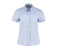Kustom Kit Women Short Sleeved Tailored Fit Shirt KK701-Corporate Oxford Blouse