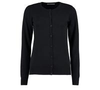 Kustom Kit Women's Arundel Crew Neck Cardigan Long Sleeve Classic Fit