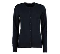 Kustom Kit Womens Arundel Crew Neck Long Sleeve Cardigan KK355 - Classic Fit