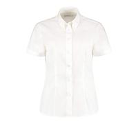 Kustom Kit Women's Corporate Oxford Blouse – Short Sleeve Tailored Fit