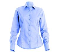 Kustom Kit Womens/Ladies Long Sleeve Business/Work Shirt (12) (Light Blue)