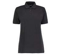Kustom Kit Women's Klassic Pique Polo Shirt in Dark Grey | Size: 18 Kustom Kit Dark Grey 18