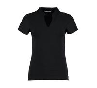 Kustom Kit Women's Corporate V Neck T-Shirt in Black | Size: 20-22 Kustom Kit Black 20-22