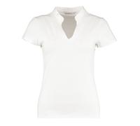 Corporate V Neck T-Shirt Kustom Kit White 20-22