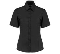 Kustom Kit Womens/Ladies Short Sleeve Business/Work Shirt (24) (Black)