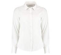 Kustom Kit Women's Long Sleeve Poplin Shirt - White, Size 26