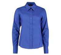 Kustom Kit Women's Premium Oxford Tailored Long-Sleeved Shirt in Blue | Size: 24 Kustom Kit Blue 24