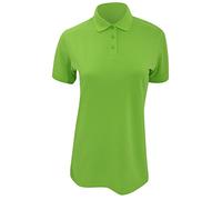 Kustom Kit - Women's Short Sleeve Polo Shirt, Lime Green, 10
