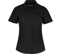 Kustom Kit Women's Short Sleeve Poplin Shirt Business Casual Easy Iron