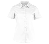 Kustom Kit Womens Short Sleeve Tailored Poplin Business Shirt White Size 14