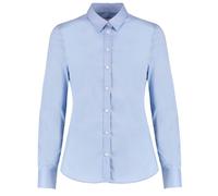 Kustom Kit Women's Stretch Oxford Shirt Long Sleeve Tailored Fit