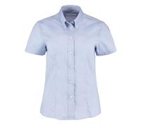 Kustom Kit Women's Style Tailored Fit Short Sleeve Premium Oxford Shirt