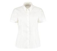 Kustom Kit Women's Style Tailored Fit Short Sleeve Premium Oxford Shirt