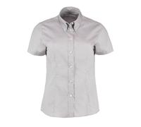 Kustom Kit Women's Style Tailored Fit Short Sleeve Premium Oxford Shirt