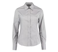 Kustom Kit Women's Tailored Fit Long Sleeve Premium Soft Oxford Shirt