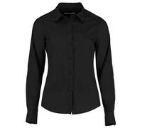 Kustom Kit Women's Tailored Long Sleeve & Rounded Hem Poplin Shirt