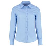 Kustom Kit Women's Tailored Long Sleeve & Rounded Hem Poplin Shirt