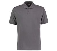 Kustom Kit Workforce Pique Polo Shirt with Ribbed Collar Charcoal Grey XS