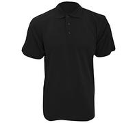 Kustom Kit Workwear Mens Short Sleeve Polo Shirt (XL) (Black)