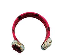 Kusum51 Fashionable Trendy Adjustable Cuff Bracelet Crafted With Exotic Leather Druzy Stones Lovely Bangle Romantic Gift For Woman, Portable, Druzy stones, druzy stones