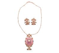 Kusum51 Luxurious Mossanite Polki Jewelry Ensemble A Statement Of Sophistication And Opulence Perfect For Elevating Any Special Occasion With Its Radiant Beauty., Portable, Mossanite stones, Polki