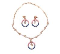 Kusum51 Luxurious Mossanite Polki Jewelry Ensemble A Statement Of Sophistication And Opulence Perfect For Elevating Any Special Occasion With Its Radiant Beauty., Portable, Mossanite stones, Polki