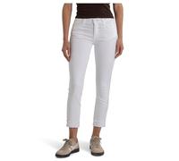 KUT from the Kloth Amy Crop Straight Leg Roll-up Fray in Optic White