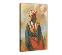 Kút-tee-o-túb-bee, How Did He Kill, A Noted Brave (choctaw) George Catlin Canvas Art Poster And Wall Art Picture Print Modern Family Bedroom Decor Fra